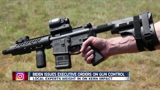 Biden issues executive orders on gun control, local experts weigh in on Kern impact