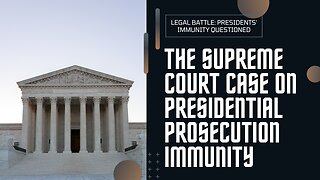 Presidential immunity question goes to SCOTUS