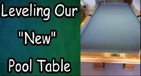Setting Up and Leveling the Pool Table
