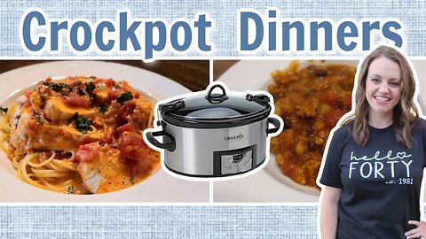 EASY CROCKPOT DINNERS | QUICK SLOW COOKER MEALS | EASY PUMPKIN RECIPE