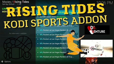 Kodi Sports Addon - Rising Tides!
