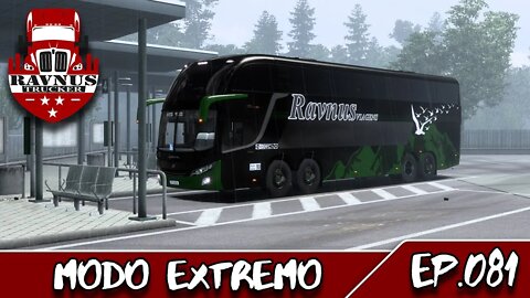 【Modo: Extremo】【Ep.81】【ETS2 1.45 EAA Bus】 De Santa Maria à São Miguel do Oeste
