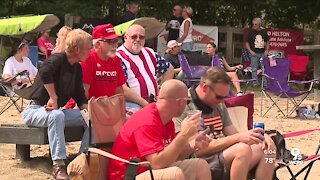 Hundreds gather in Butler County in support of President