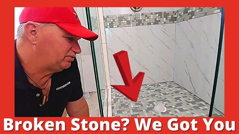 How to Replace Stone In Sistine Stone Shower Pan
