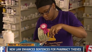 New Law Cracks Down On Pharmacy Thefts