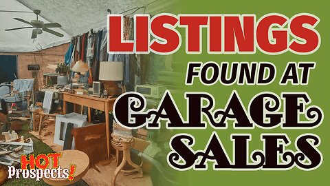 Shop for Listings at Garage Sales | HOT Prospects 018