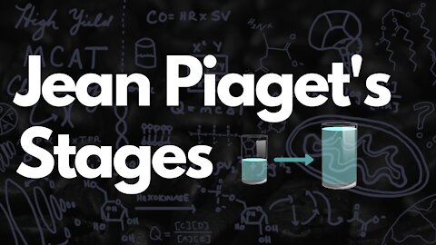 Jean Piaget's Stages | Theory of Cognitive Development | MCAT 2021