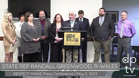 Rep Randall Greenwood Respect Maine Presser