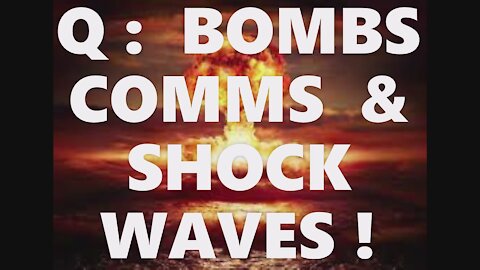 Q: Bombs Comms & Sonic Booms! Obama Clinton Biden Bush Gates Pope Francis ALL Pedos! Justice Coming!