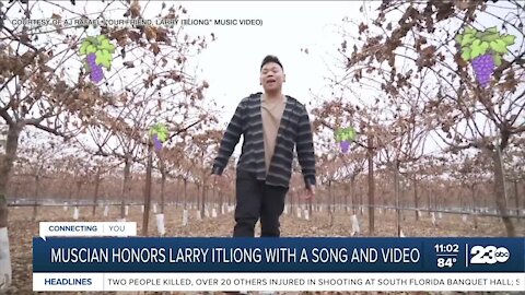 Singer/Songwriter honors Filipino-American labor leader, Larry Itliong in new song and music video, filmed in Delano