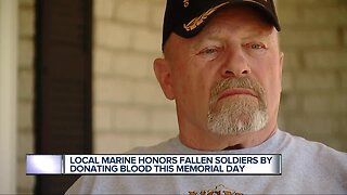 Local Marine honors fallen soldiers by donating blood this Memorial Day