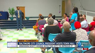 City Council President Brandon Scott holds town hall in Northeast Baltimore