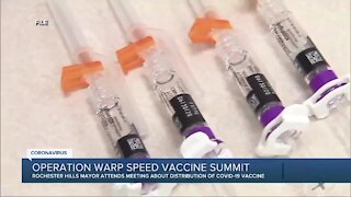 Rochester Hills mayor recaps White House summit on COVID-19 vaccine