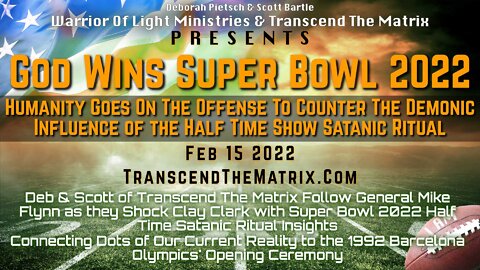 Deb & Scott To Clay Clark Video of 1992 Olympics Open Current Reality & 2022 Satanic Half Time Show