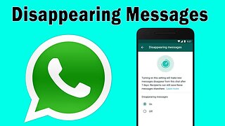 How to Enable Disappearing Messages on WhatsApp in 2023