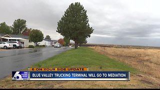 Blue Valley Trucking Terminal controversy headed to mediation