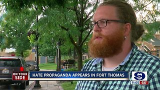 White supremacist propaganda appears in Fort Thomas
