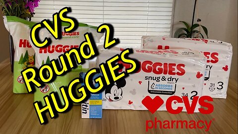 CVS and Huggies Round 2 of shopping #couponingwithdee #cvs