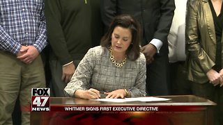 Whitmer directs state employees to report health threats