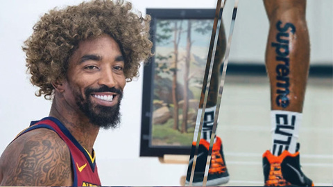 J.R. Smith To Be Fined Every Game By NBA for Supreme Tattoo!