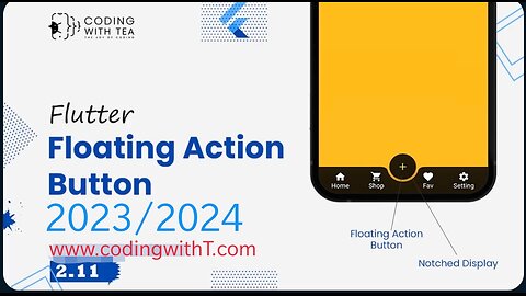 2.11 - Floating Action Button - Flutter tutorial for beginners 2024_2025