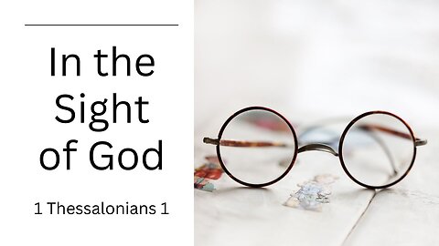 In the Sight of God - Pastor Jeremy Stout