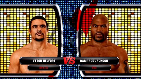 UFC Undisputed 3 Gameplay Rampage Jackson vs Vitor Belfort (Pride)