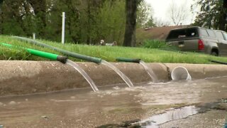 A family is grateful for helping hands after enduring major flood damage