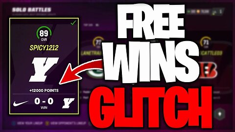 GLITCHED SOLO BATTLES METHOD FOR FREE WINS! | Madden 23 Ultimate Team Free Wins Method/Glitch