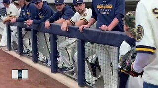 Oconto Falls boy throws first pitch at Brewers Spring Training