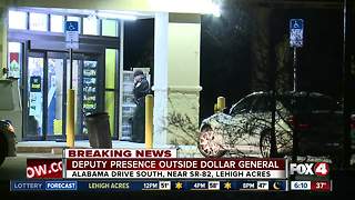 Deputy investigation at Dollar General in Lehigh Acres