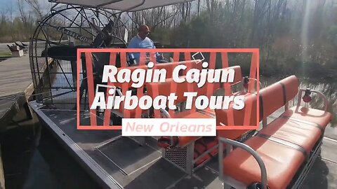 Ragin Cajun Airboat tour | New Orleans | Mardi Gras