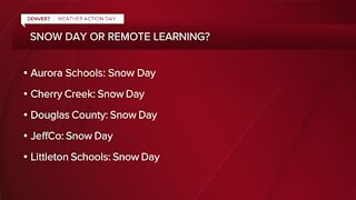 List: Snow day, remote learning for many Colorado schools
