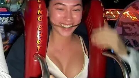 Slingshot Ride Girl Fail Compilation