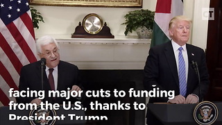 Palestinians Say Trump's Cuts Will Starve Them as Their Leader Buys $50 Million