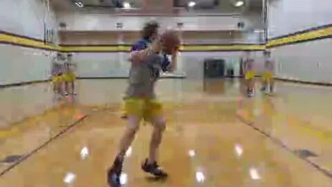 Maumee High School's (OH) Junior Varsity Team's "V-Cut" Shooting Warm-Up Drill.