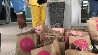 Care packages given to healthcare workers in Palm Beach County
