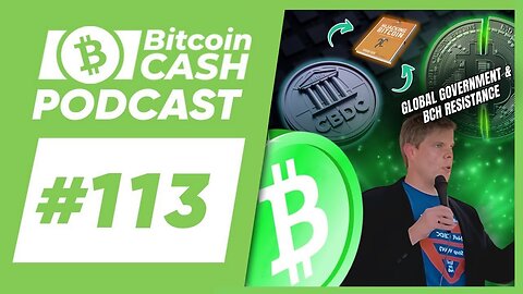 The Bitcoin Cash Podcast #113 Global Government & BCH Resistance feat. Aaron Day