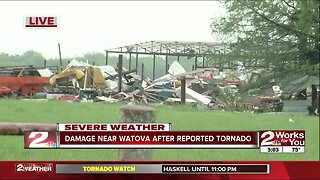 Homes damaged by storms in Watova