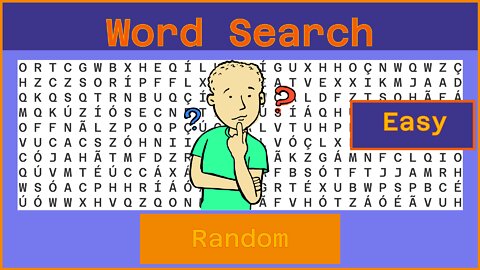 Word Search - Challenge 09/17/2022 - Easy - Random
