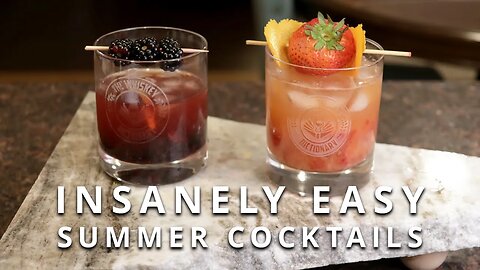 INSANELY EASY Summer Cocktails | Bourbon