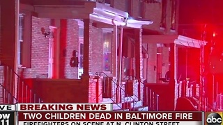 2 children killed in Baltimore fire