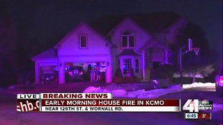 KCFD firefighter, family safe after their home catches fire