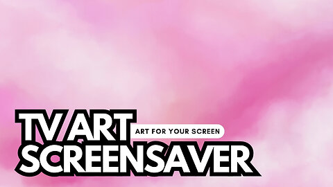 Digital Art Process and Screensaver Pretty Blush Pink