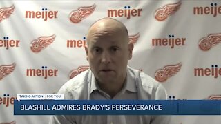 Blashill admires Brady's perseverance