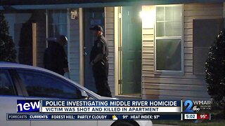 Police investigate Middle River homicide