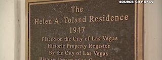 Helen Toland's Las Vegas home to be recognized as historic property