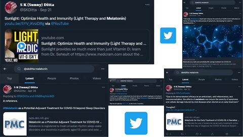 Information about the use of Melatonin for Covid 19 has not been censored