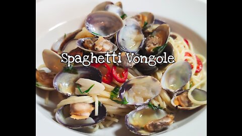 SPAGHETTI VONGOLE /SPAGHETTI AND CLAMS RECIPE