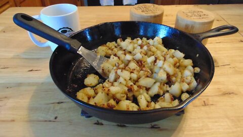 Fried Potatoes - With Fat Reducing Tip - The Hillbilly Kitchen